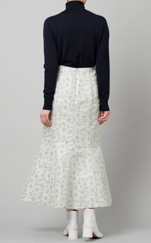 フラワーマーメイドスカート