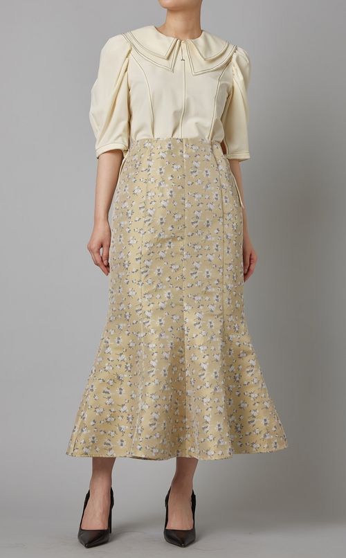 フラワーマーメイドスカート