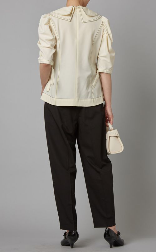 ダブルカラープルオーバー