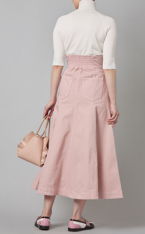 ハイウエストデニムスカート