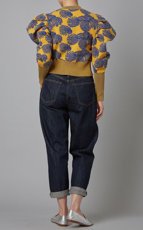 ジャガードニットカーディガン