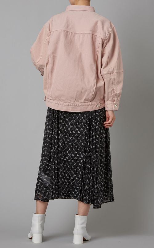 パッチワークデニムジャケット