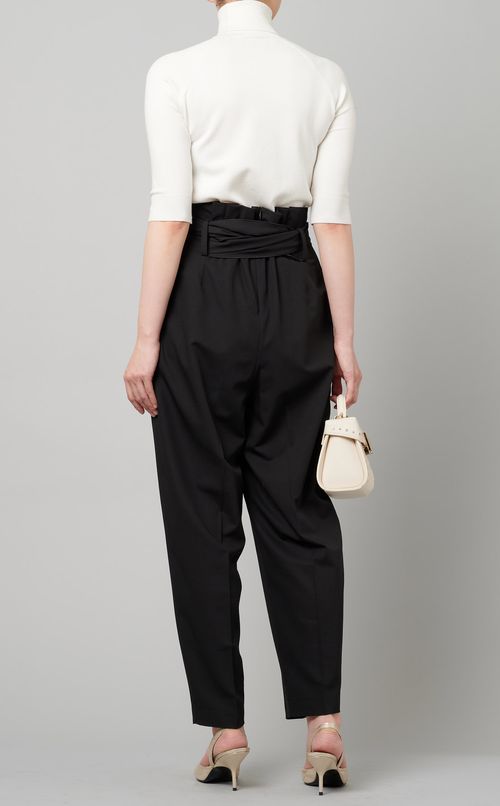 ウエストリボンパンツ