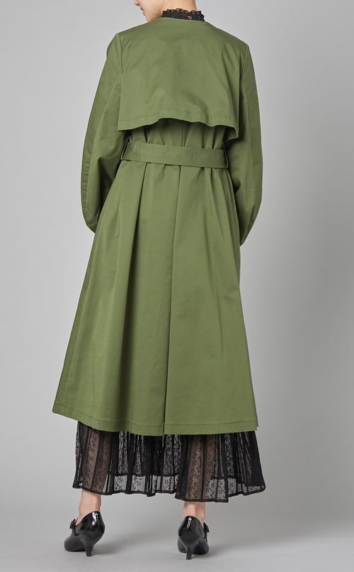 パフスリーブトレンチコート