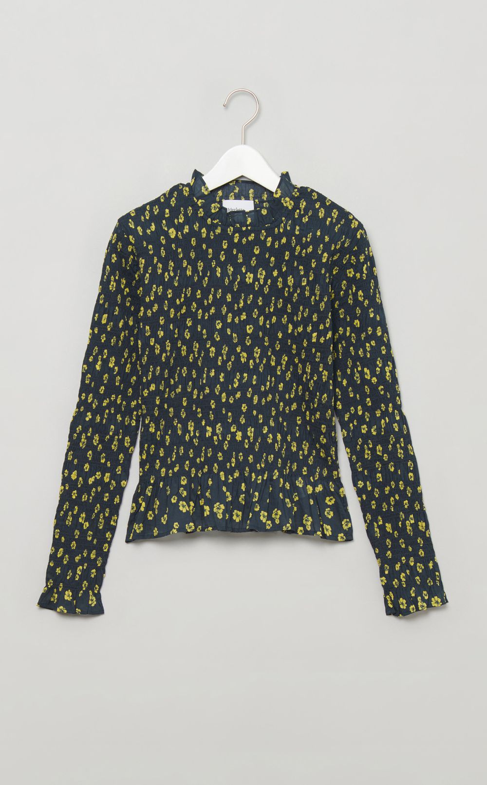 NORRAフラワープリン卜トップス