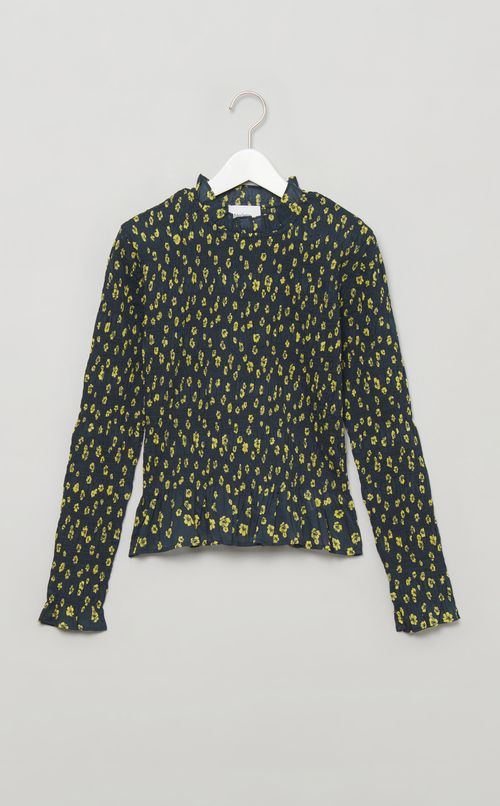 NORRAフラワープリン卜トップス