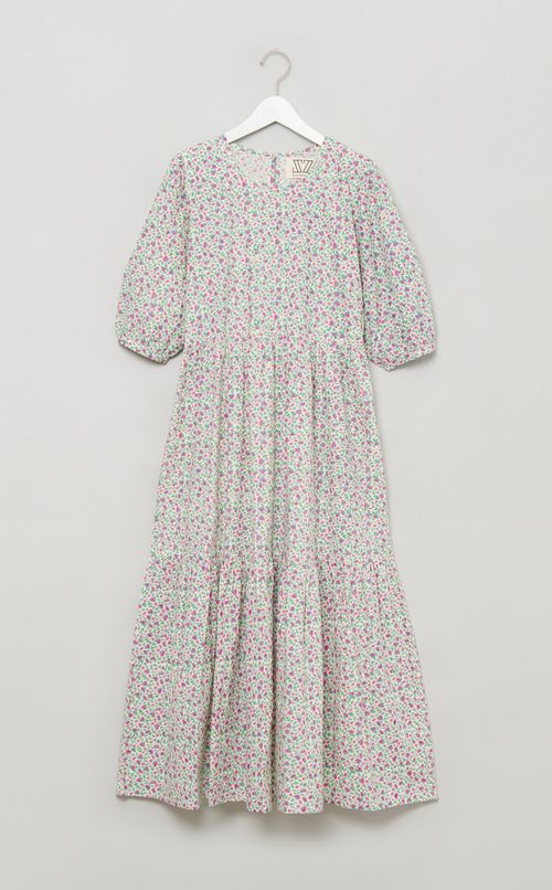gaiaフラワープリントワンピース