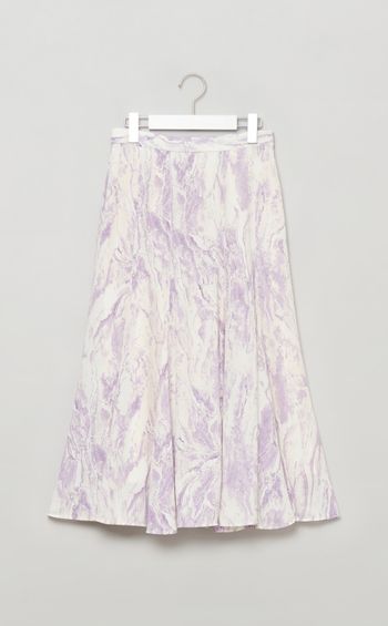 マーブルプリントマーメイドスカート