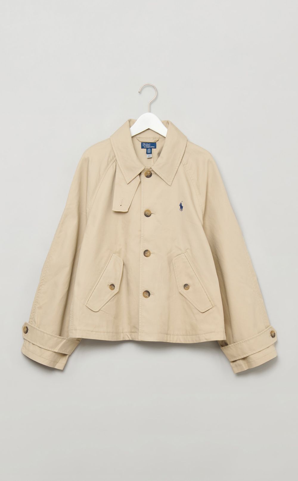 コットンフレアショートコート