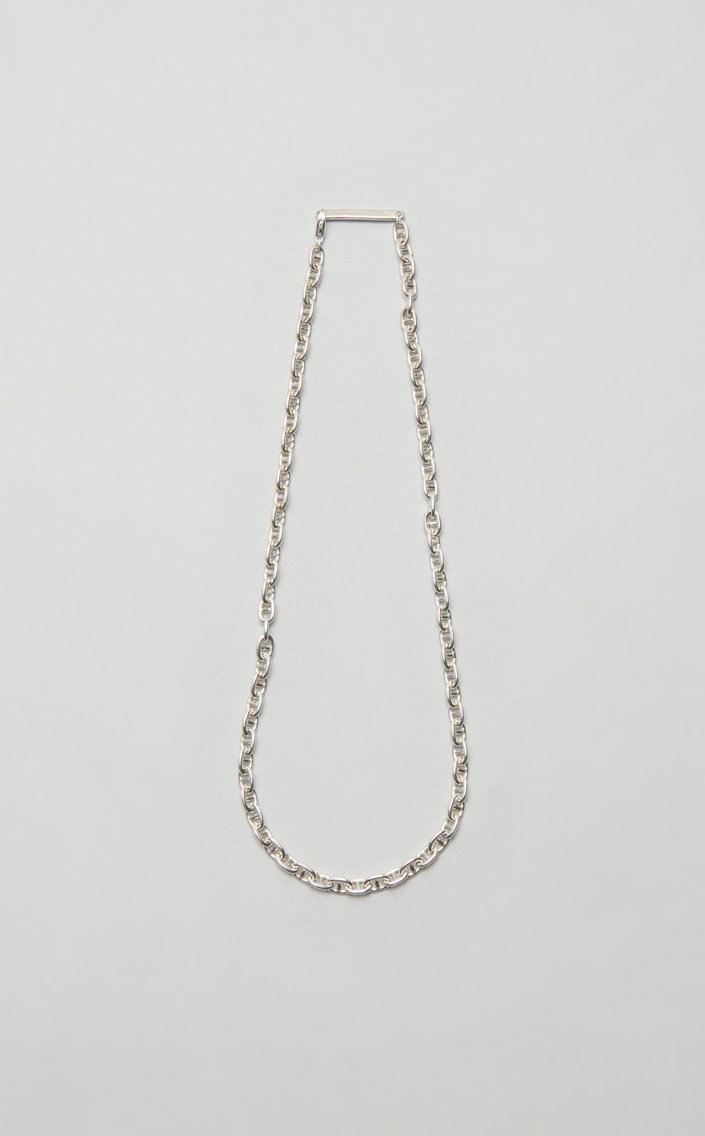 シルバーアンカーチェーンネックレス