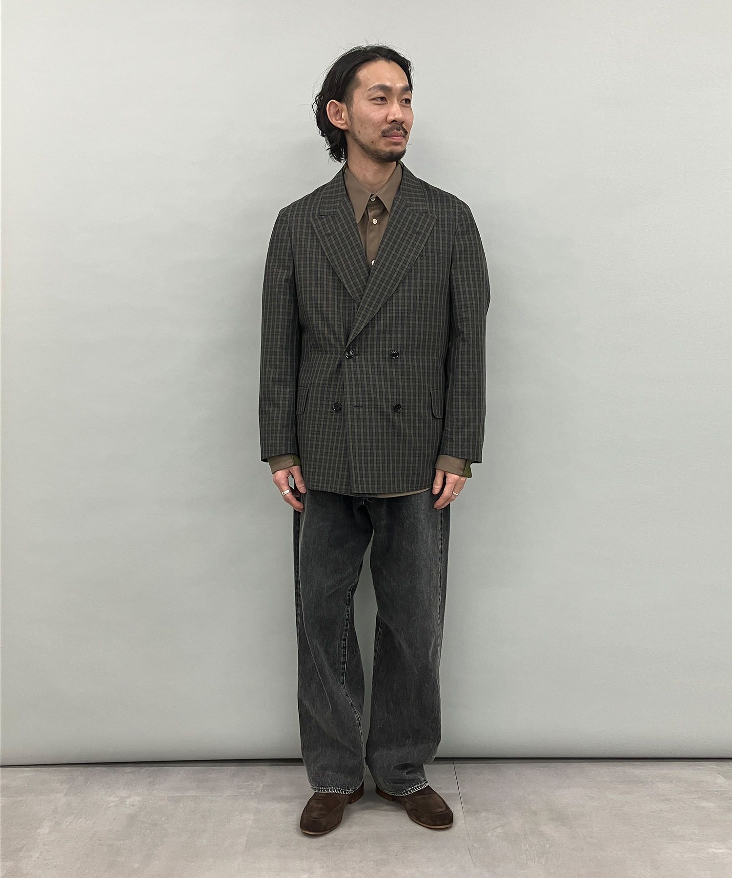MARNI｜バイカラートロピカルウールシャツ