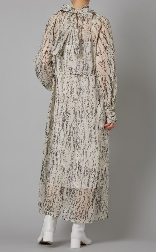 マルチプリントフレアワンピース