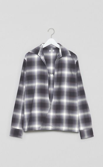 チェックスキッパーシャツ