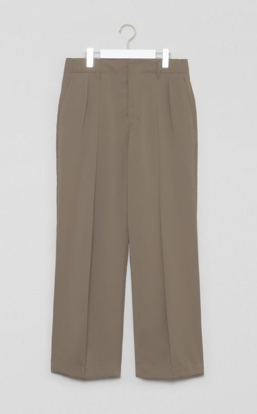 ドレープダブルタックパンツ