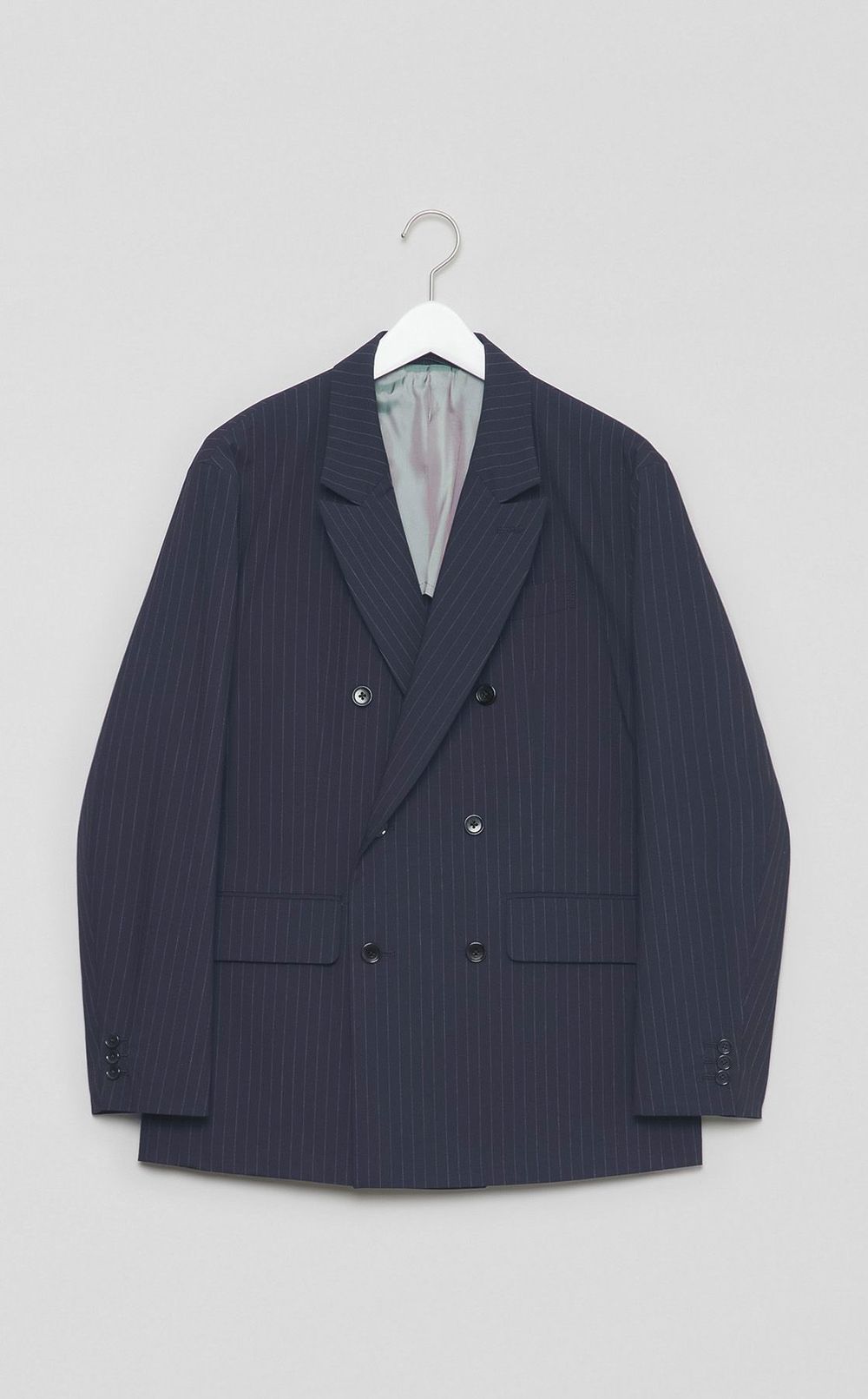 ストライプダブルブレストジャケット