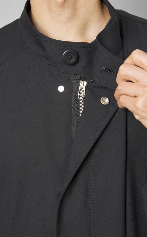 ウールトロピカルミリタリーコート