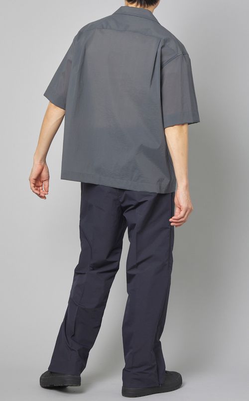 オープンカラーショートスリーブシャツ