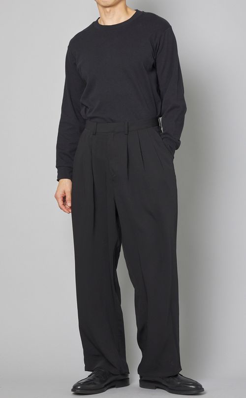 リンクル3タックパンツ