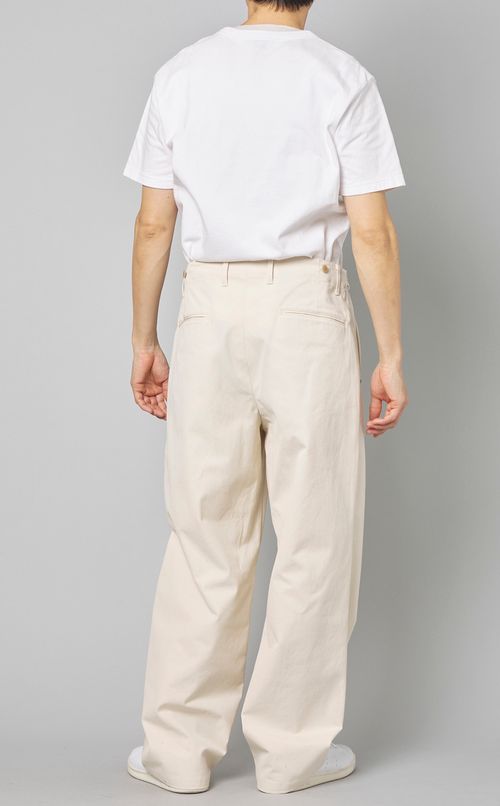 ライトキャンバスワイドパンツ