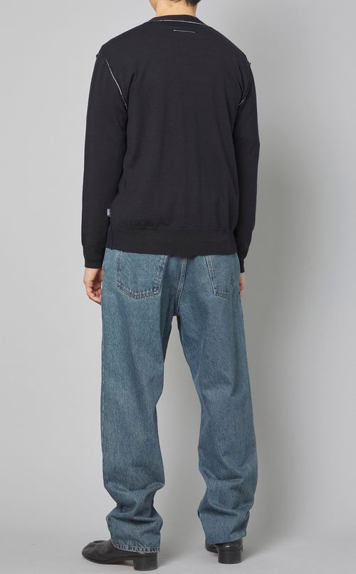 パイピングVネックカーディガン