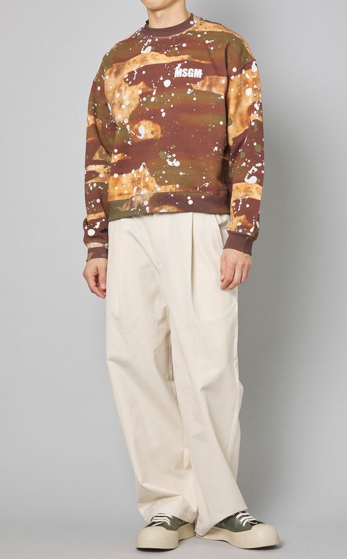 ライトキャンバスワイドパンツ