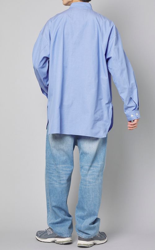 ポプリンオフィサーシャツ