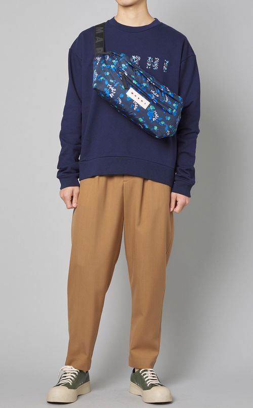 プリントクロスボディバッグ