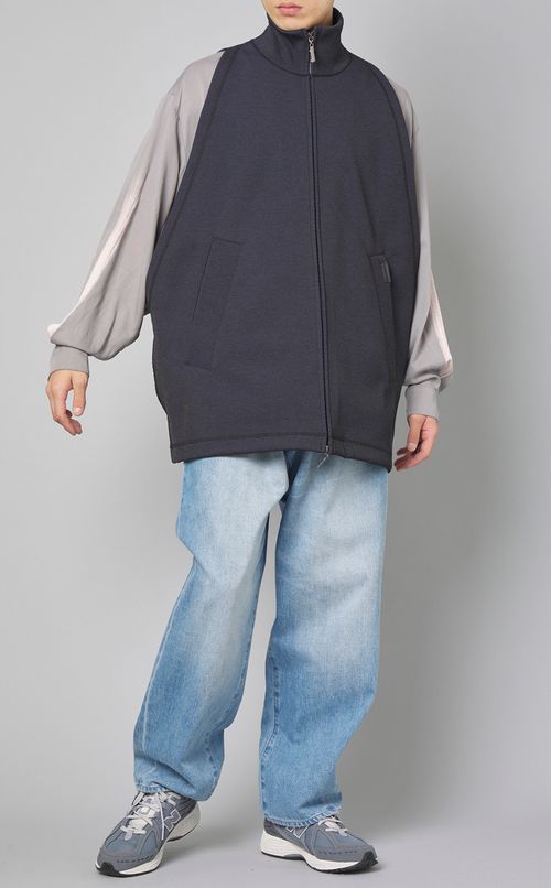 フェイドデニムラップパンツ