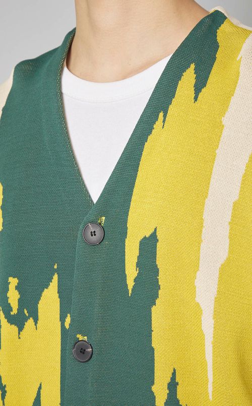 ジャカードニットカーディガン