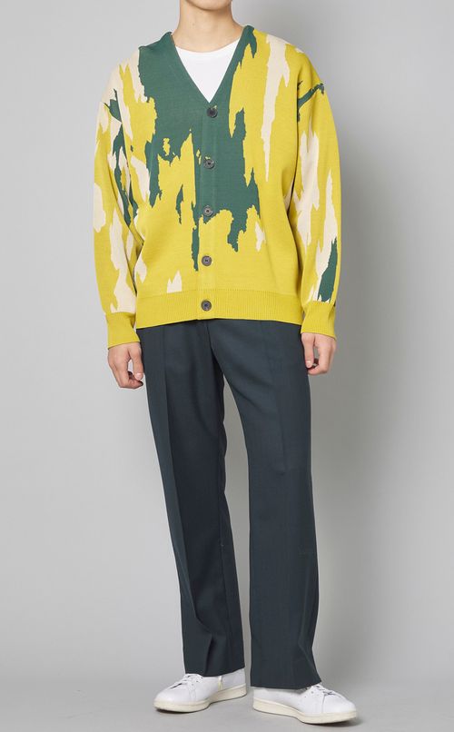 ジャカードニットカーディガン