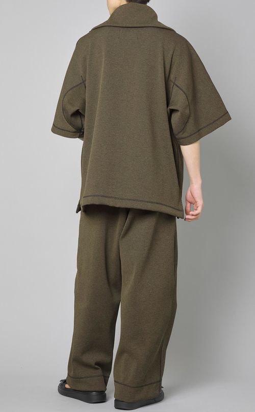 ポリサーマルハーフジッププルオーバー