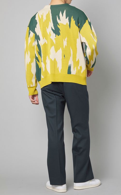 ジャカードニットカーディガン