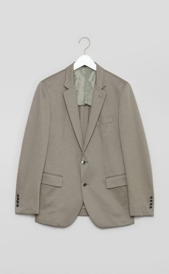 ミックスリネンジャージージャケット