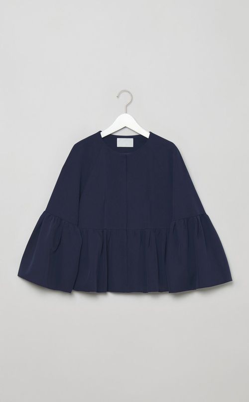 ベルスリーブペプラムジャケット