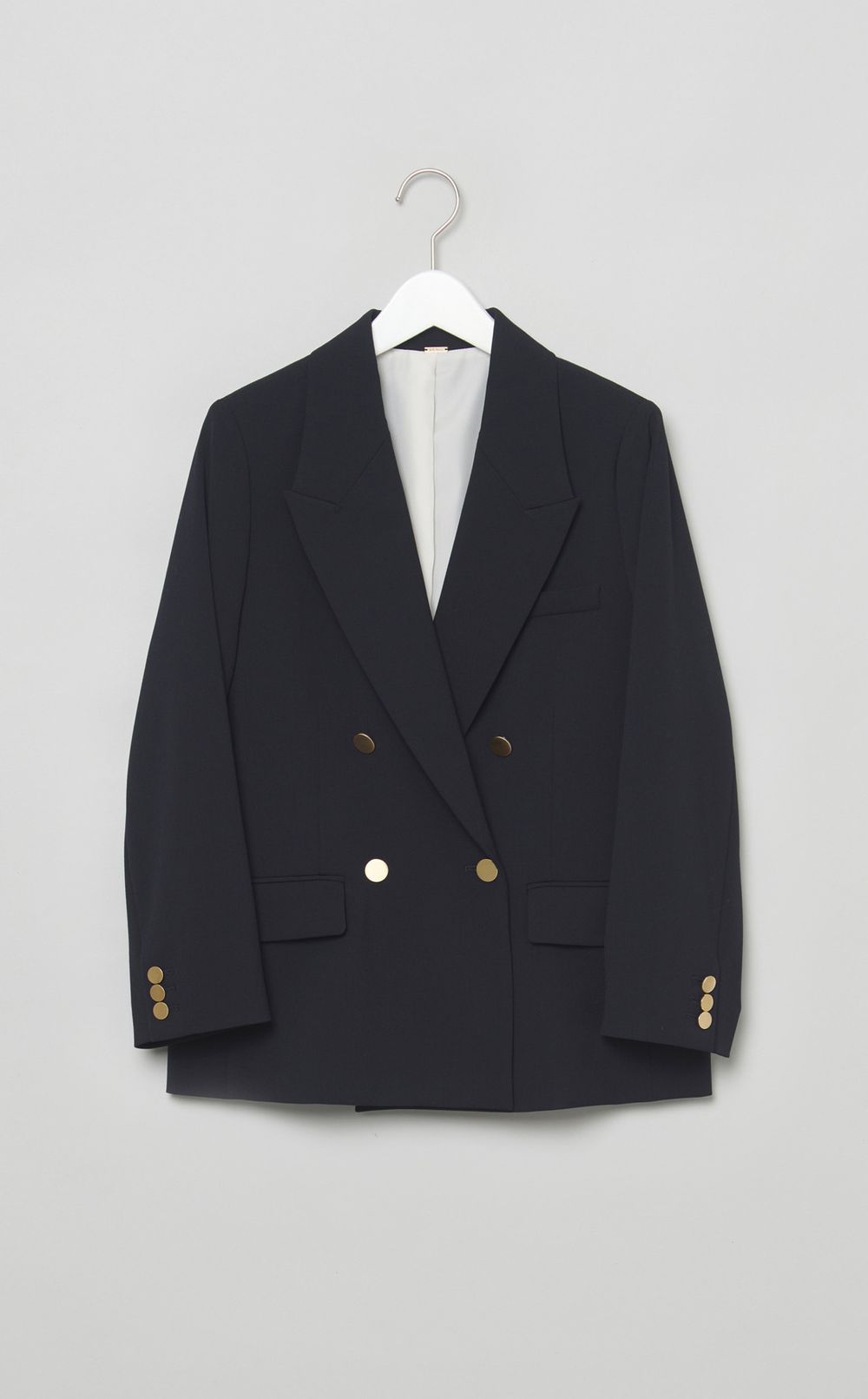 ダブルブレストボックスジャケット