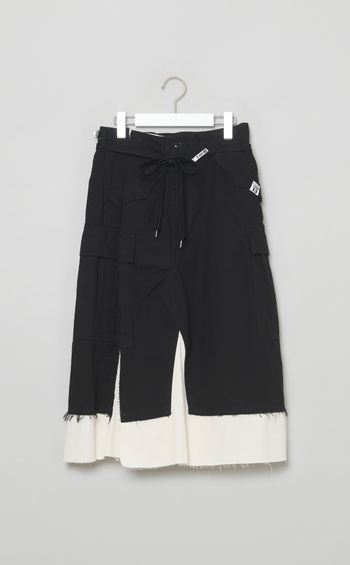 カーゴショーツスカート