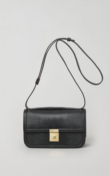 Paris ショルダーリザード柄バッグ