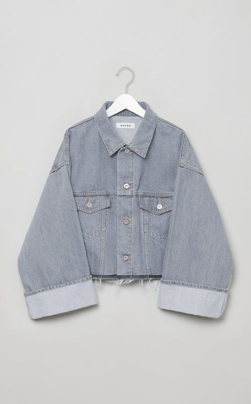 デニムショートブルゾン