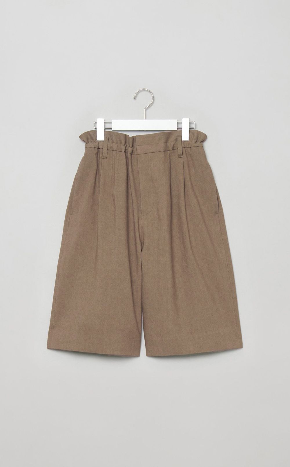 リネンウールハーフショートパンツ