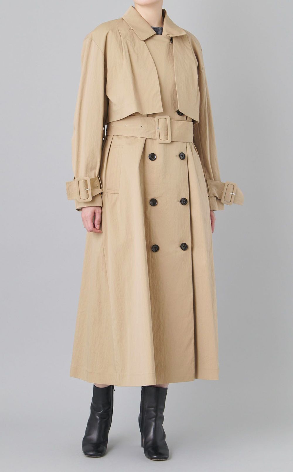 2wayスリーブトレンチコート