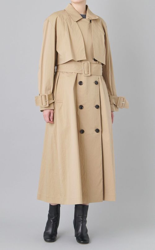 2wayスリーブトレンチコート