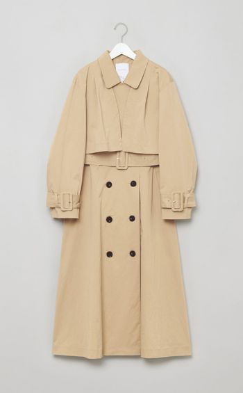 2wayスリーブトレンチコート