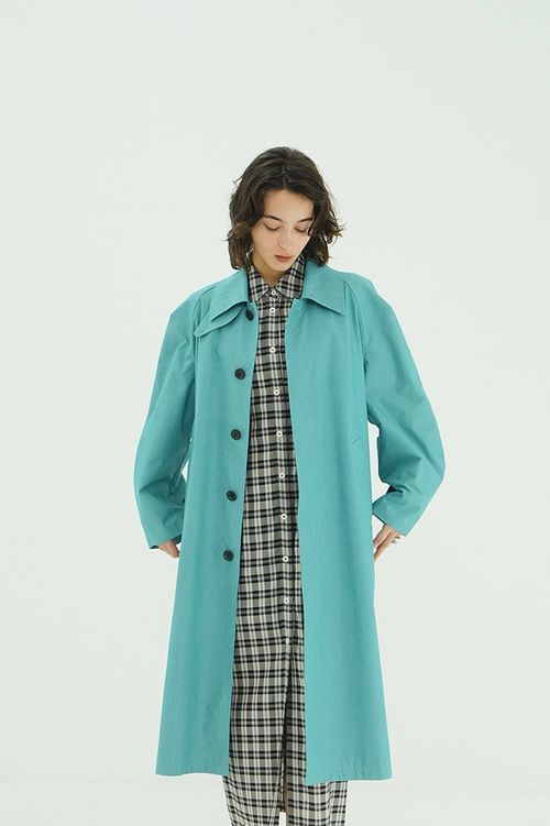 バルキーラインステンカラーコート