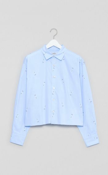 ボーンフラワーショートシャツ