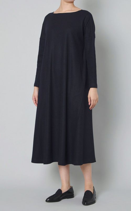 ミルドスムースボートネックワンピース