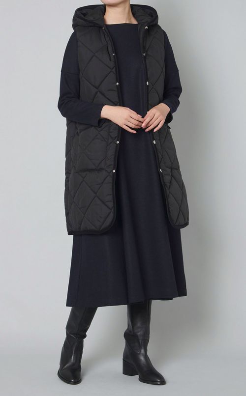 ミルドスムースボートネックワンピース