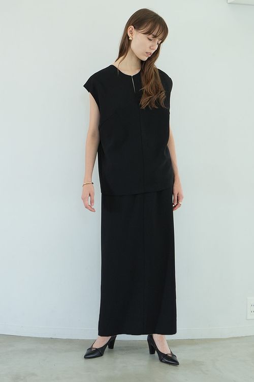 レイヤードバックオープンワンピース