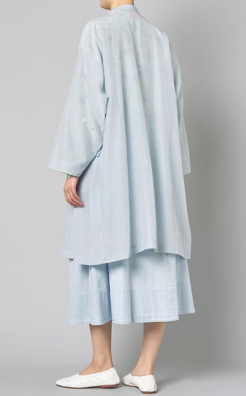 コットンシルクライトコート