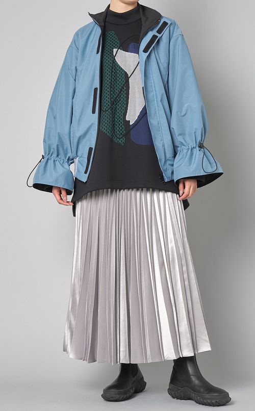 ビッグシルエットジャージートップス