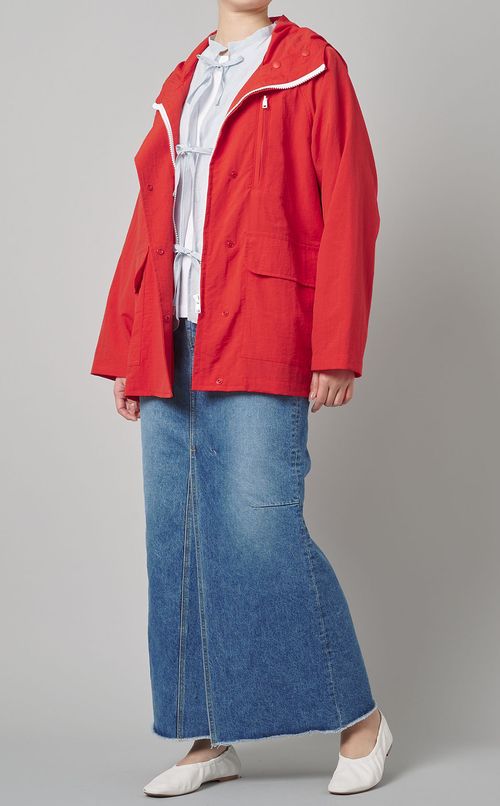 フロントジップメニーポケットパーカー